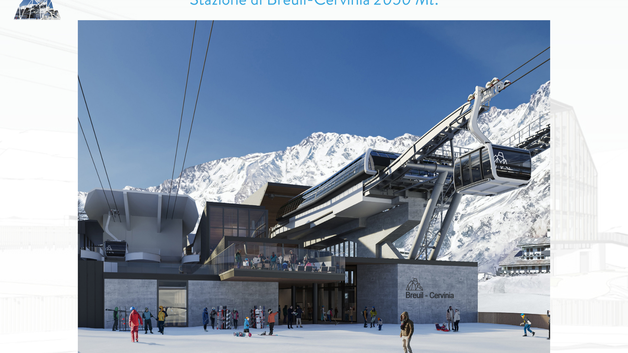 Visualisierung: Station in Breuil-Cervinia (2.050 m)