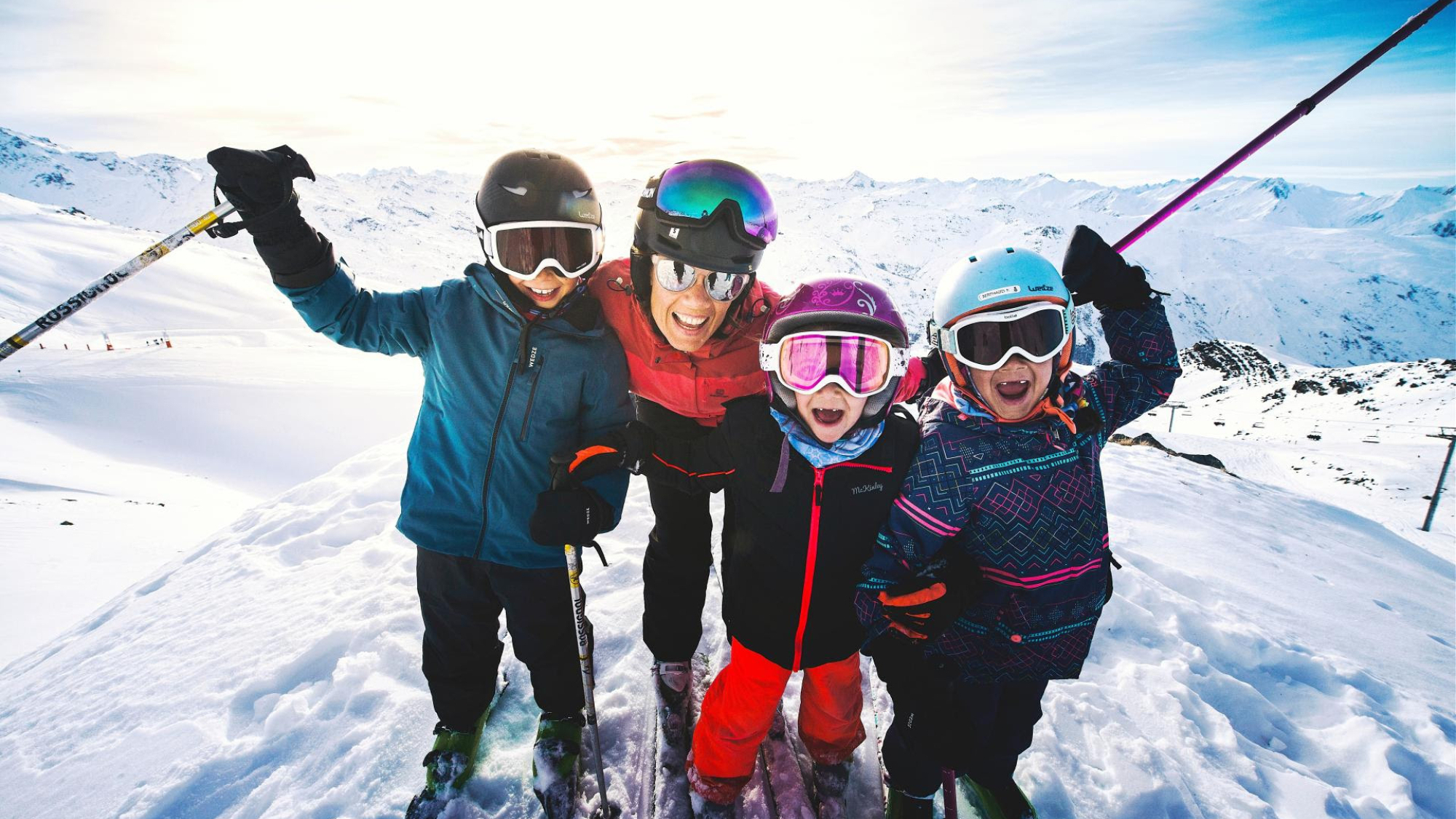 Skifahren in Les Menuires