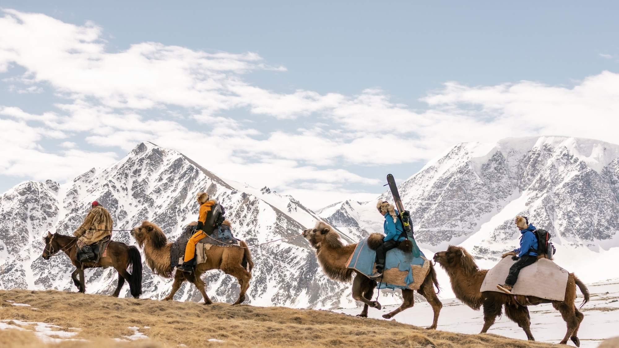 Mit dem Kamel zum Freeriden