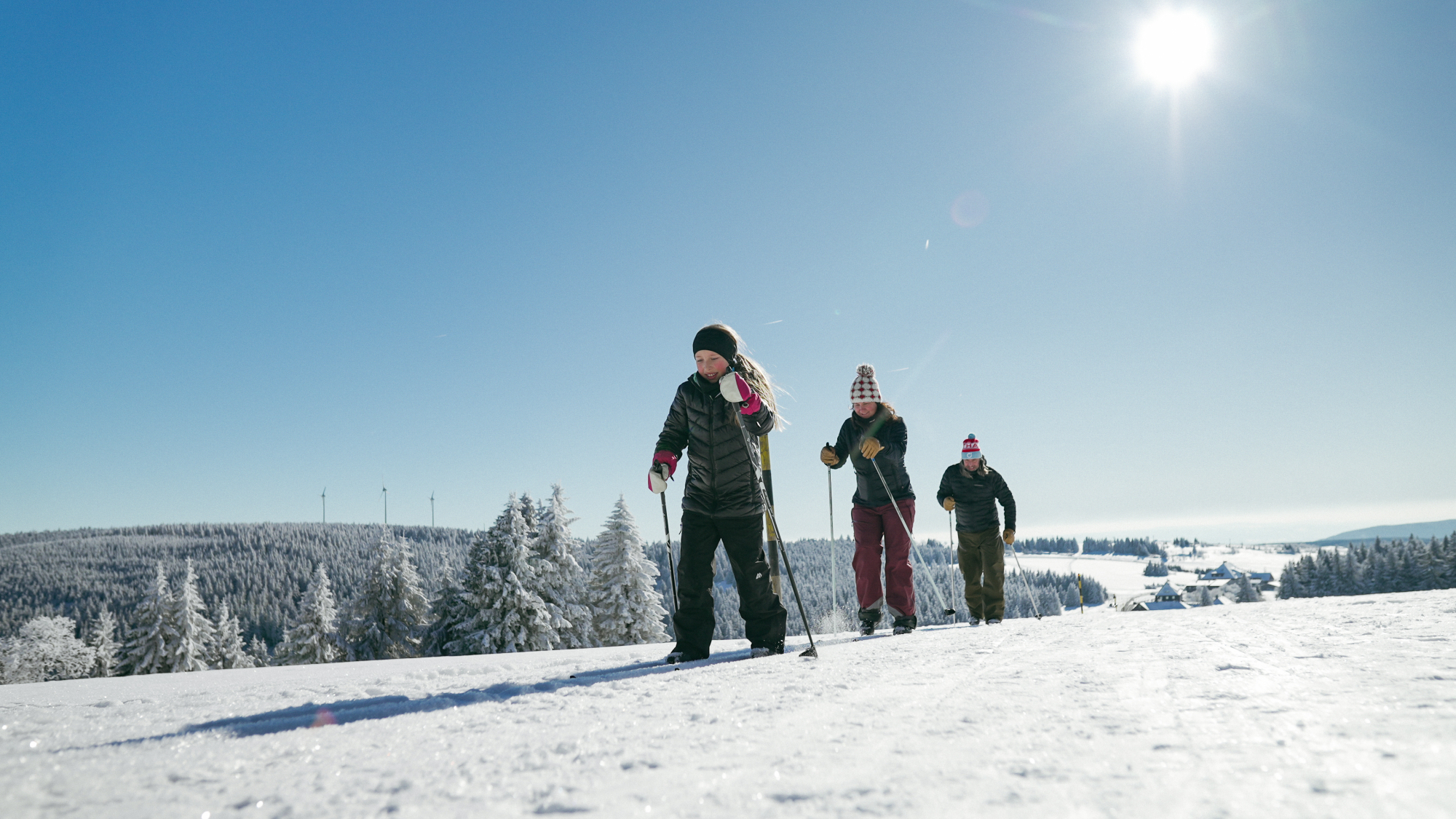 Skilanglauf im Erzgebirge