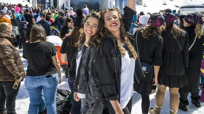 Party vor der Ischgl Stage