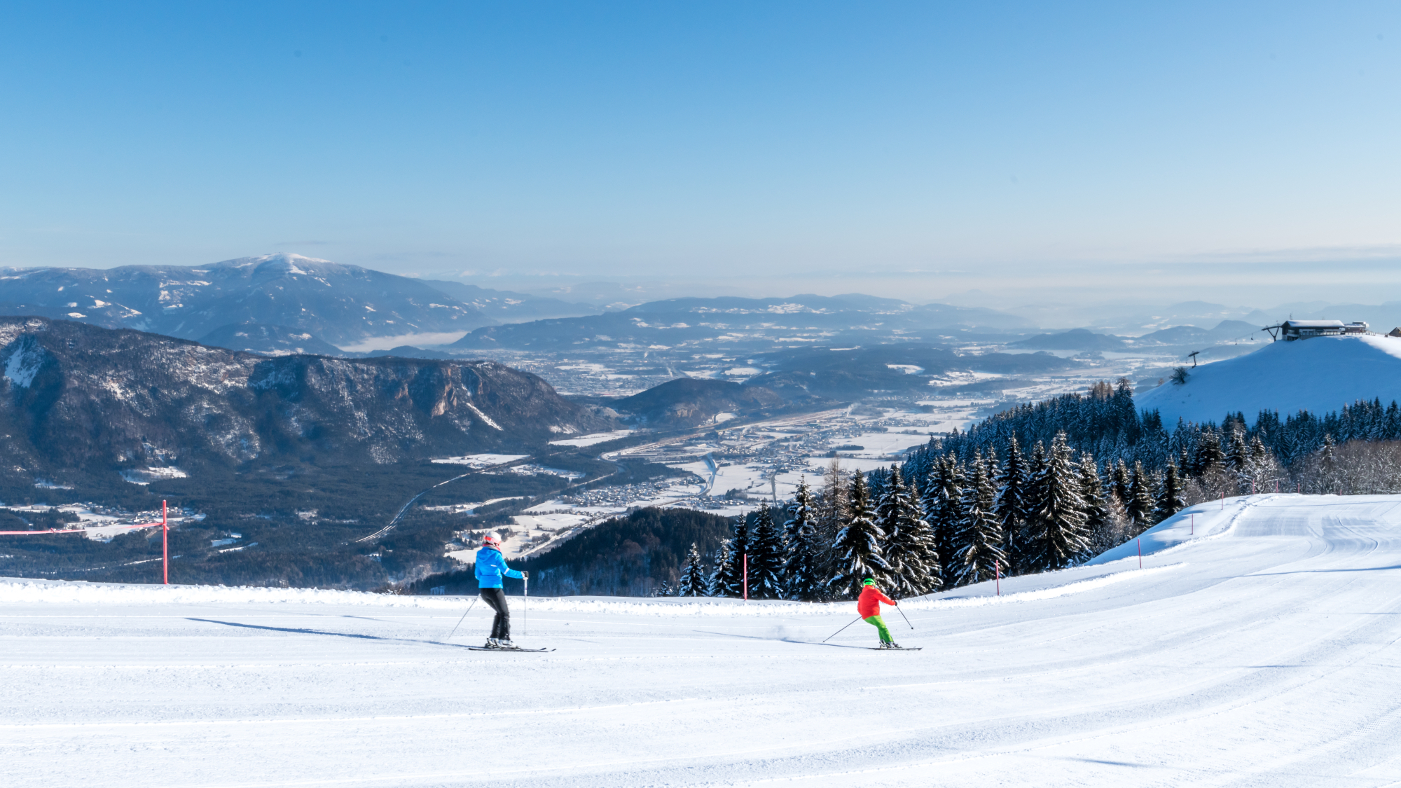 Skifahren Dreiländereck