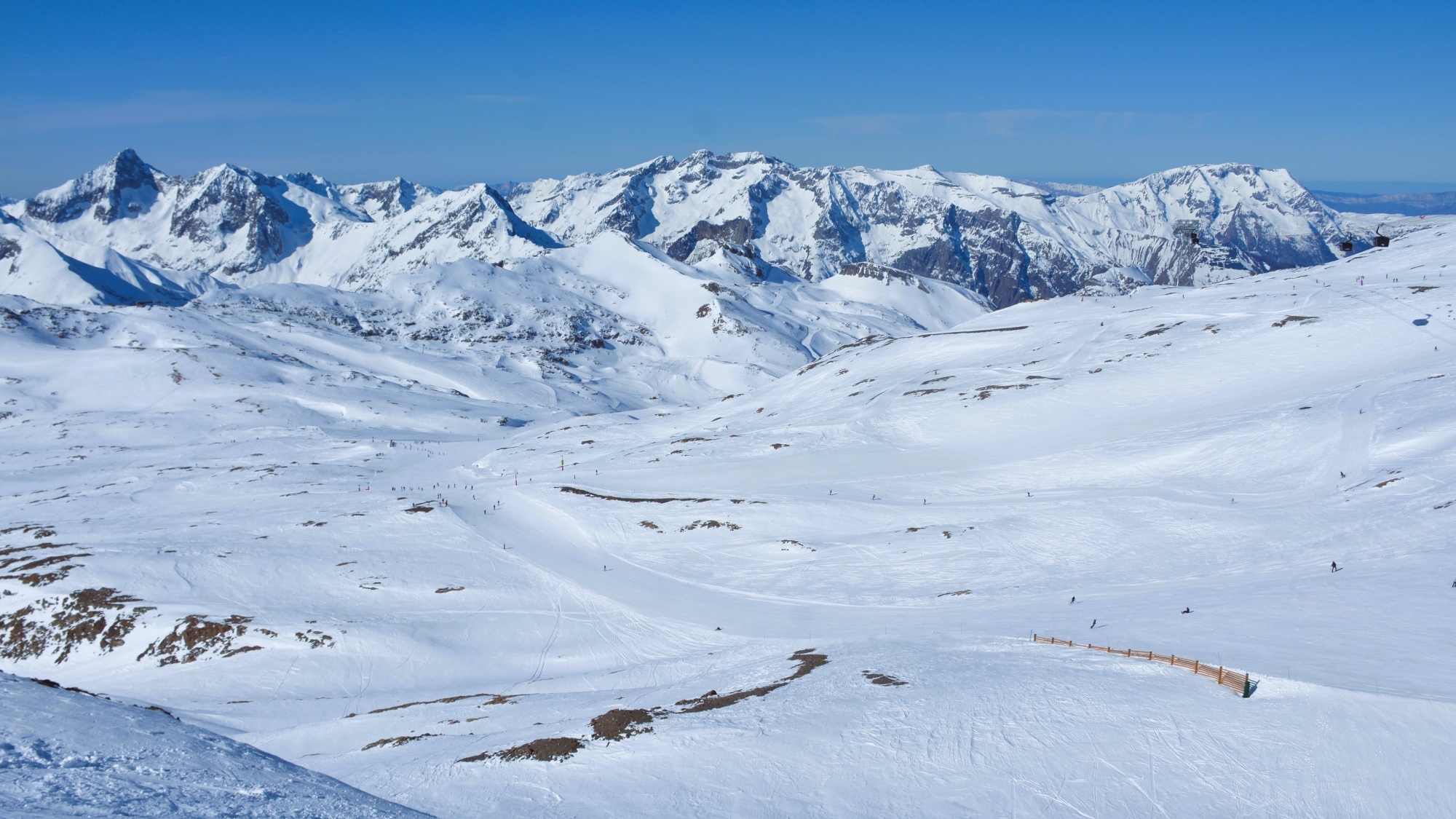 Blick auf die Jandri-Abfahrt