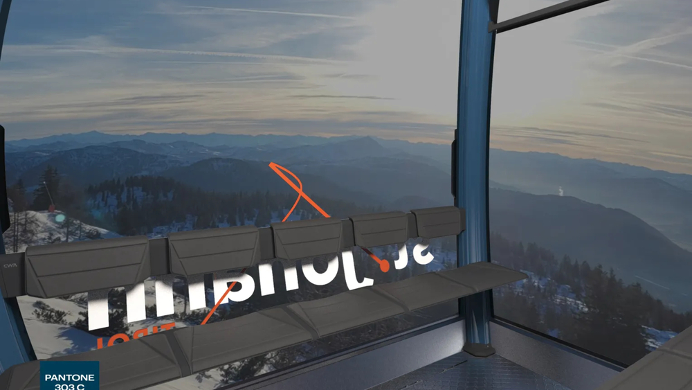 Jodelalm-Gondel-Innenansicht