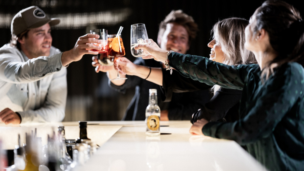 Après-Ski in der Bar "The Secret" in Sölden