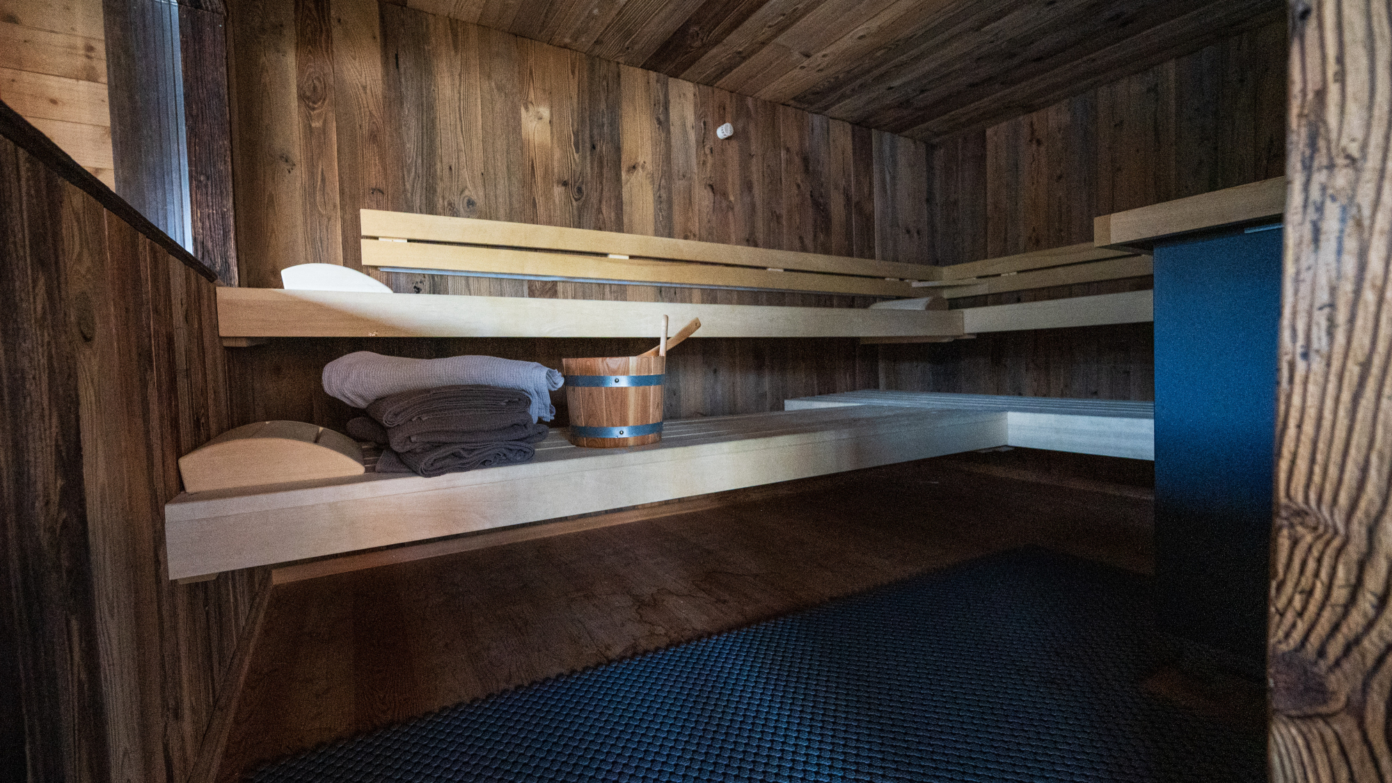 Sauna in der Villa Marienhof beim Skigebiet Gerlitzen Alpe