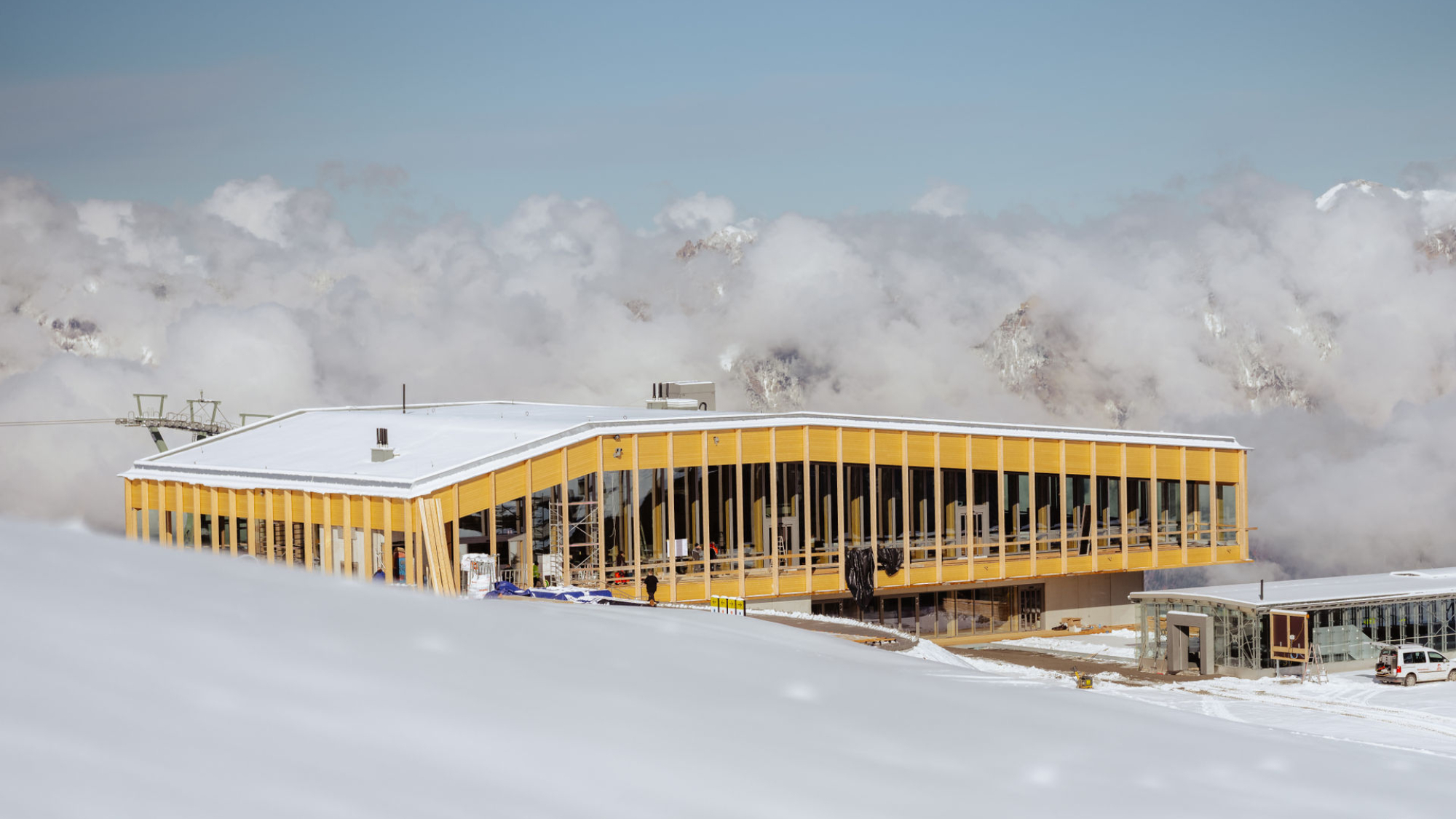 Das neue Bergrestaurant Grüneck