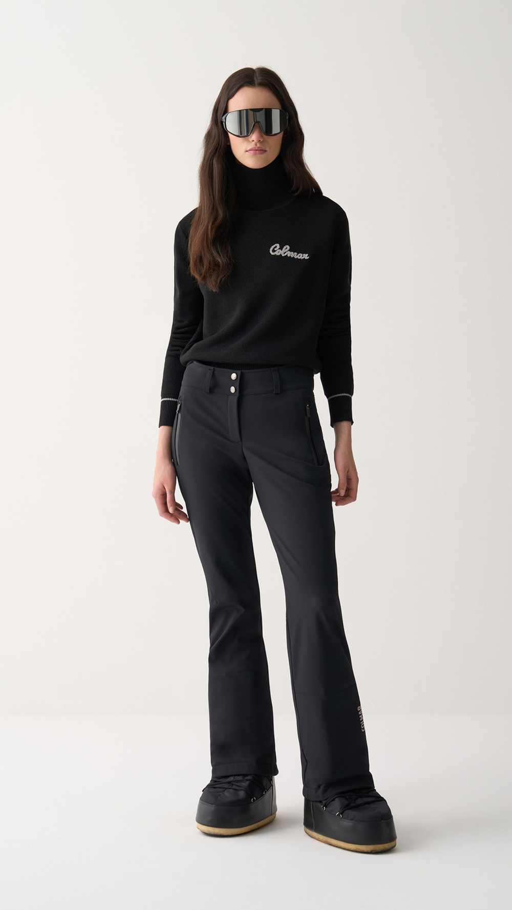 Ski-Rollkragenpullover aus Wolle