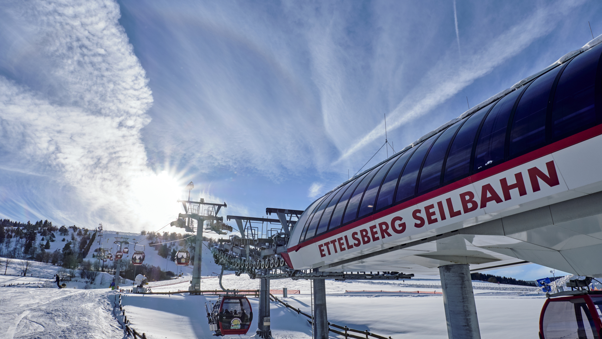 Optimale Pistenverhältnisse im Skigebiet Willingen