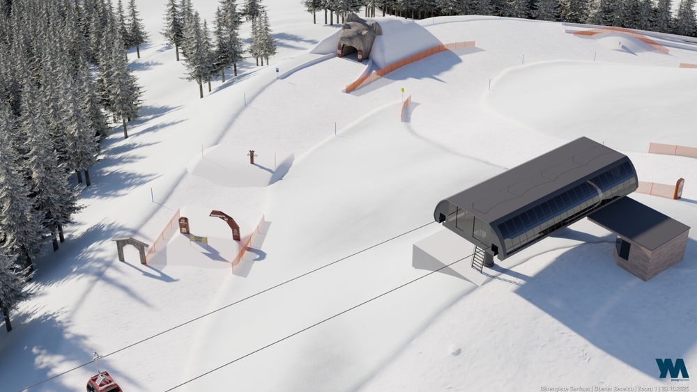 Neue Familienabfahrt Bärenpiste Nr 97 in Serfaus