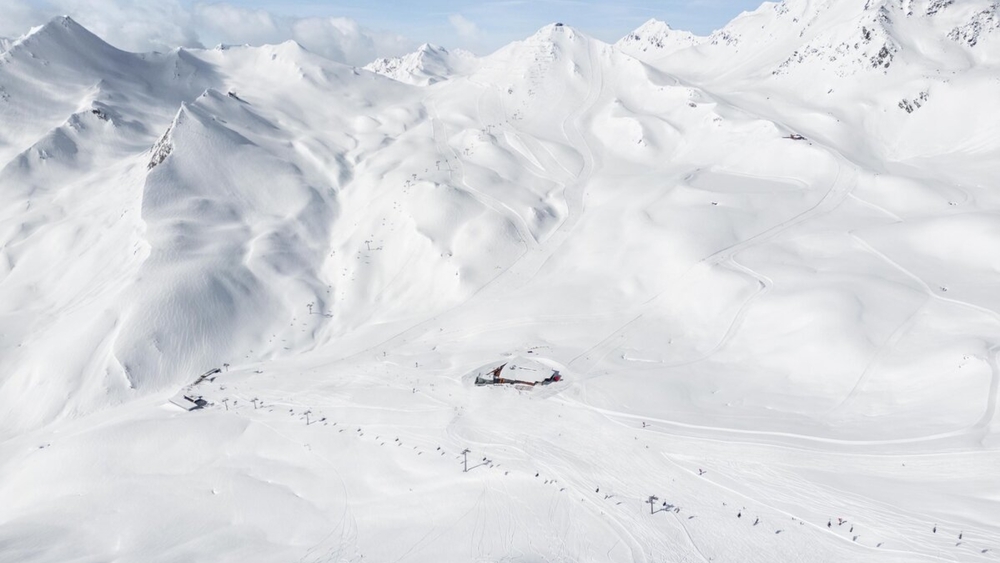 Skiegebiet Masner von oben