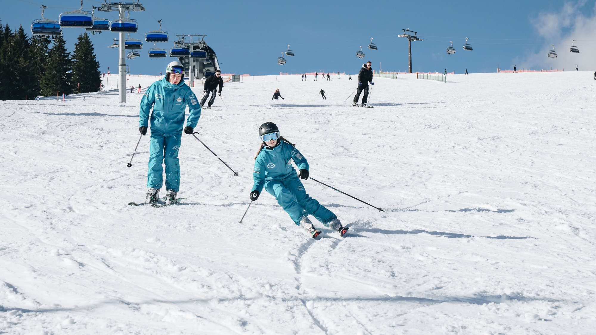 Skifahrer am Feldberg