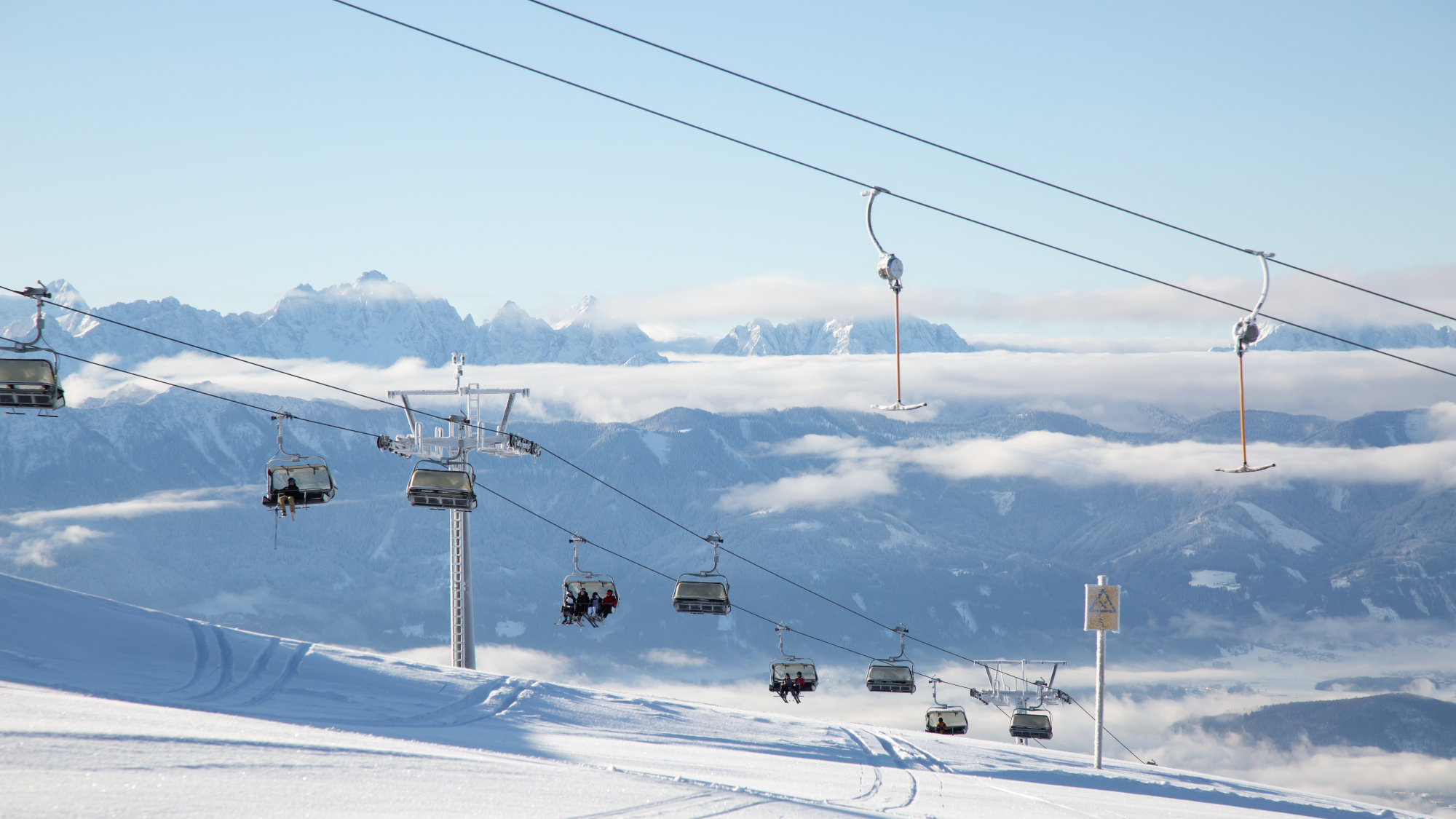 Blick auf die Gipfelbahn