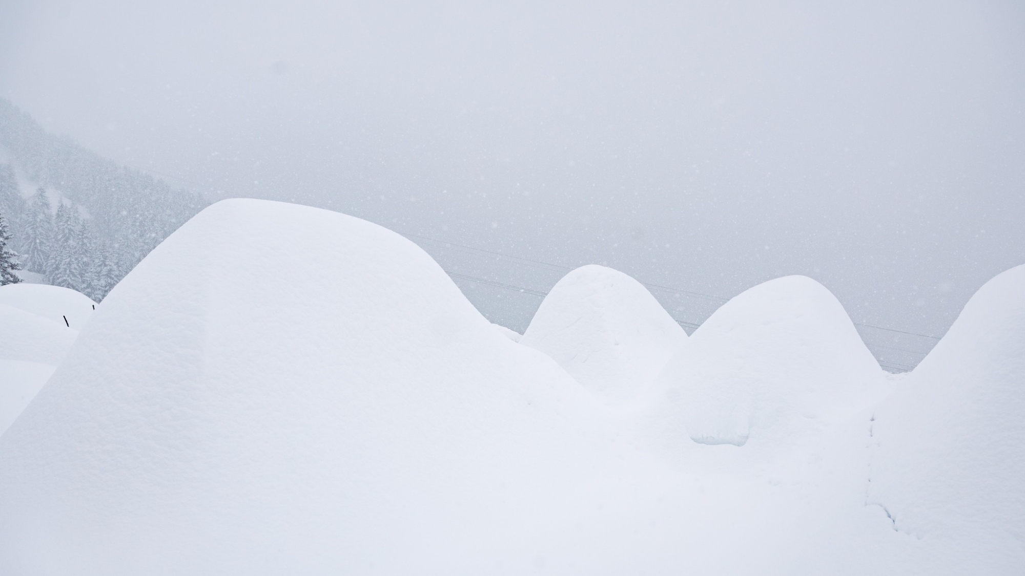 Innerhalb von 24 Stunden fielen in Meribèl mehr als 60 cm Neuschnee