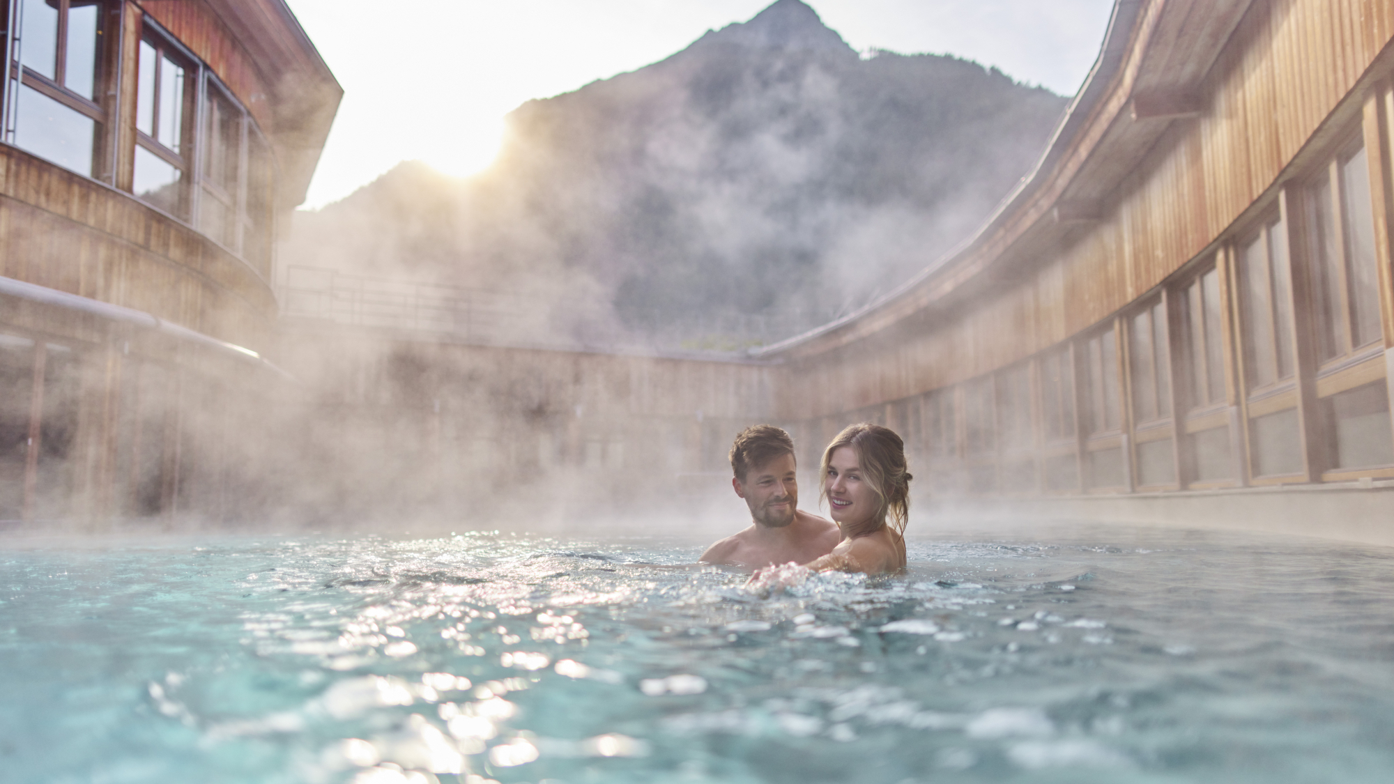 Außenpool im Aqua Dome Längenfeld