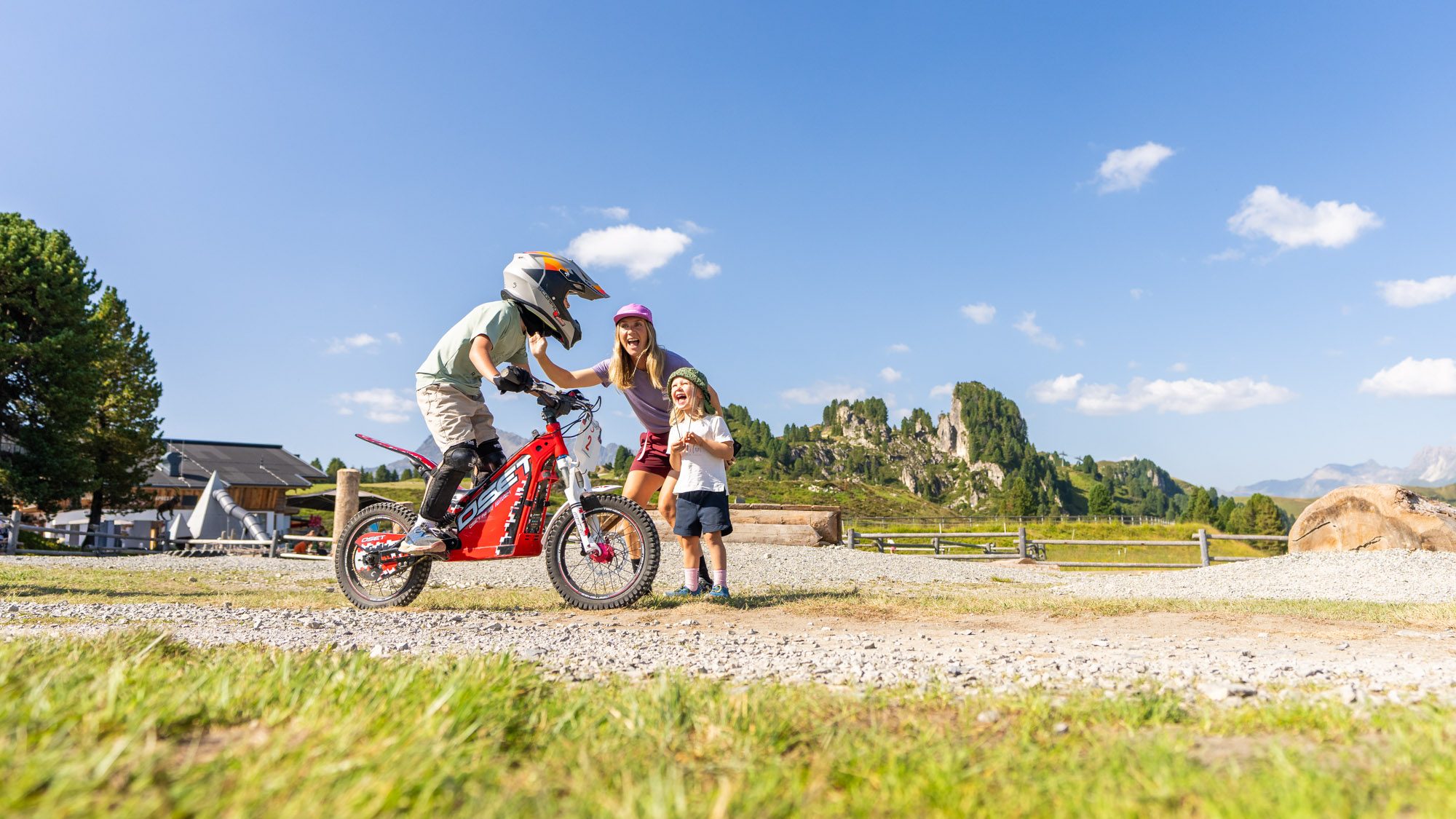 E-Trial Parcours an der FunSportStation Penken