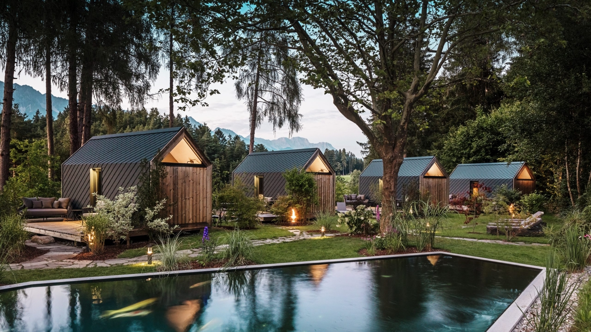 Secret Koi Lodge beim Ferienparadies Natterer See