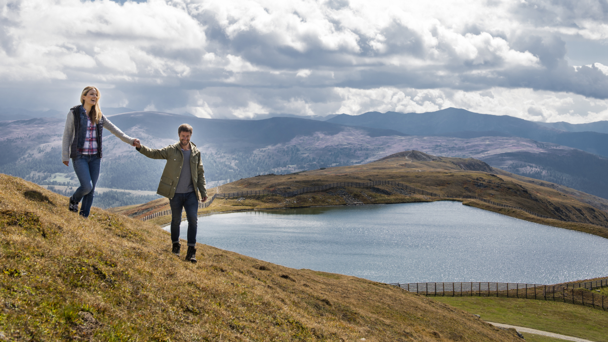 Wandern am Aineck, Speicherteich