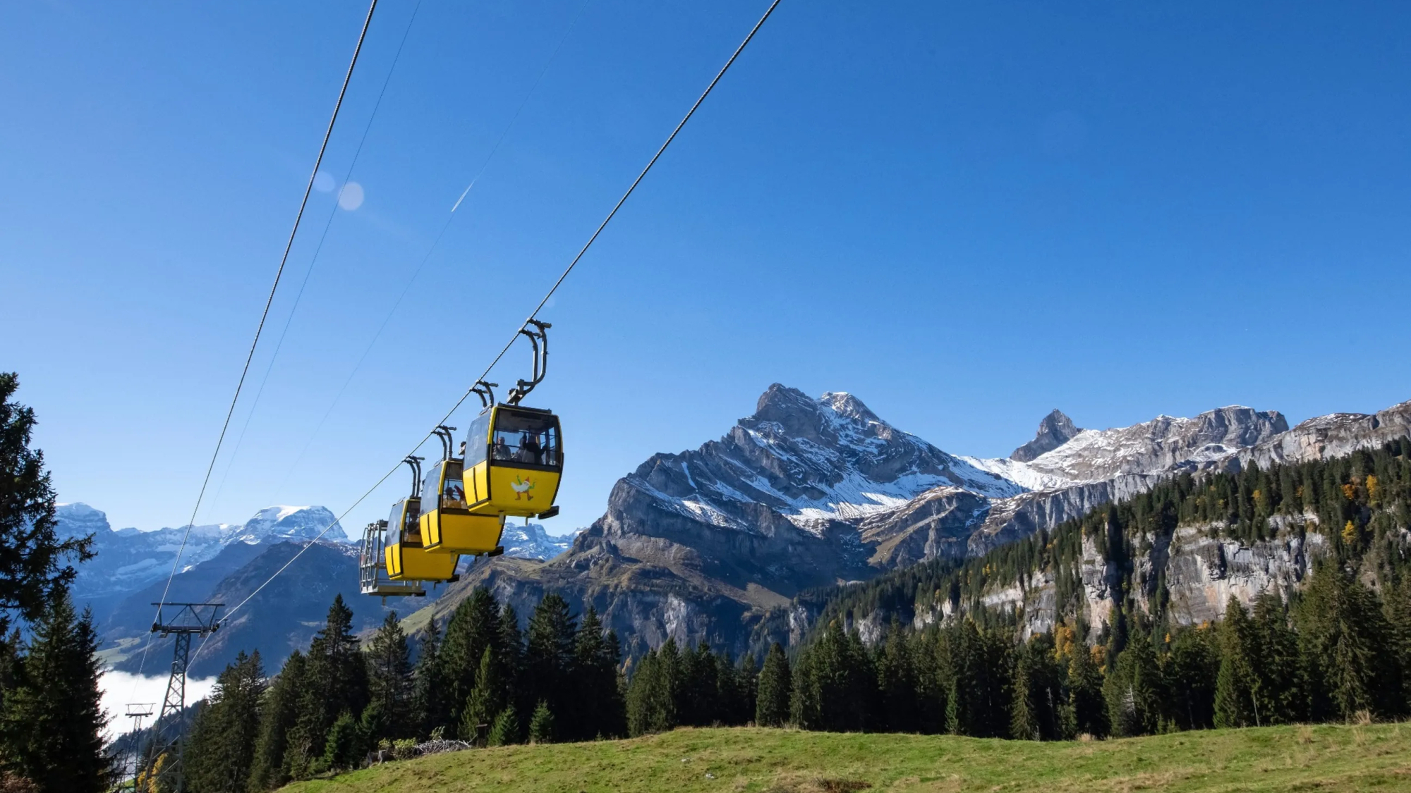 Gondelbahn in Braunwald