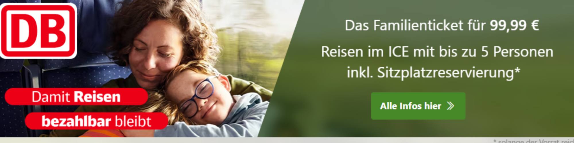 Familienticket Deutsche Bahn