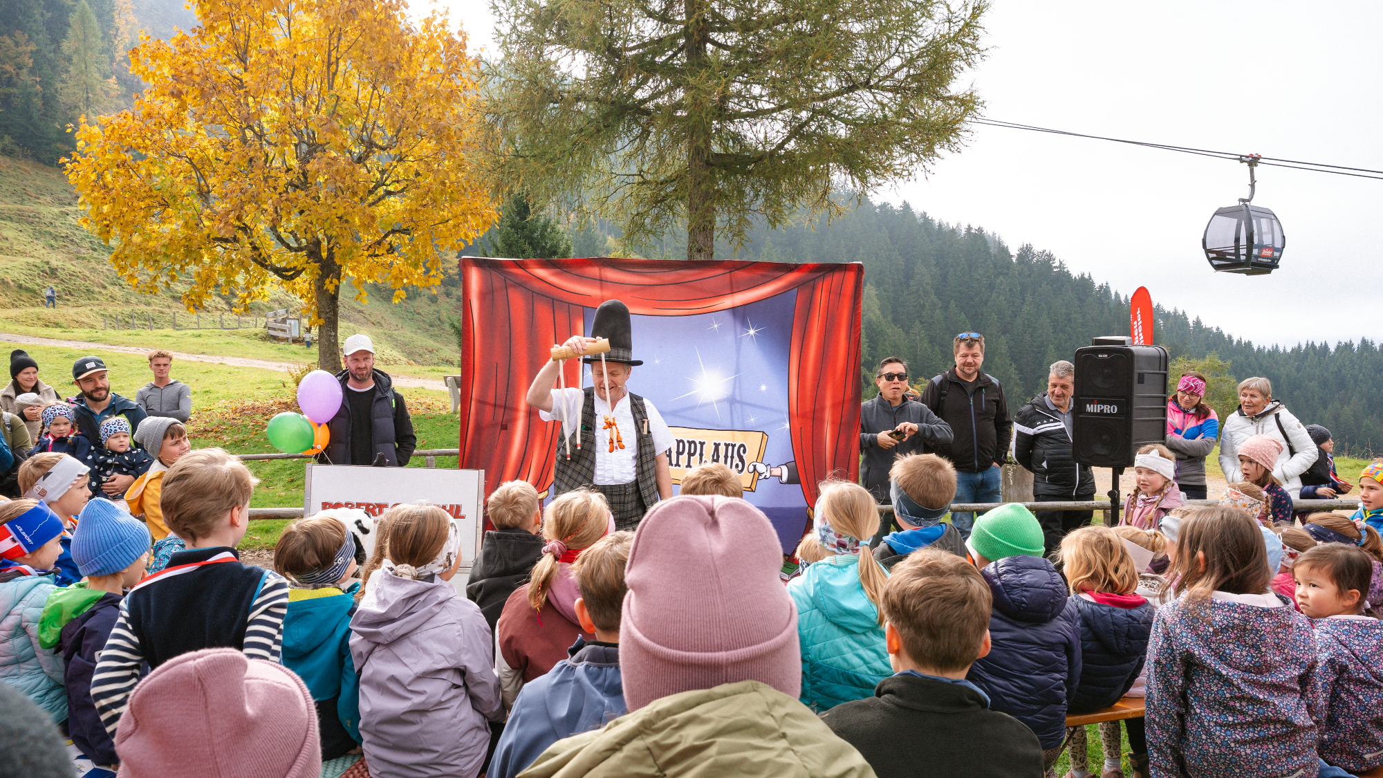 Kinder beim Familientag in der Region Hohe Salve