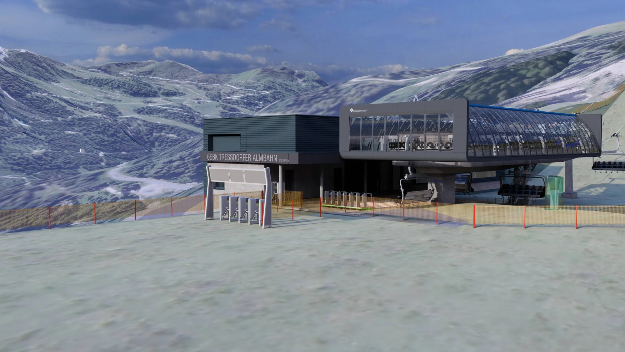 Bergstation Tressdorfer Alm Bahn