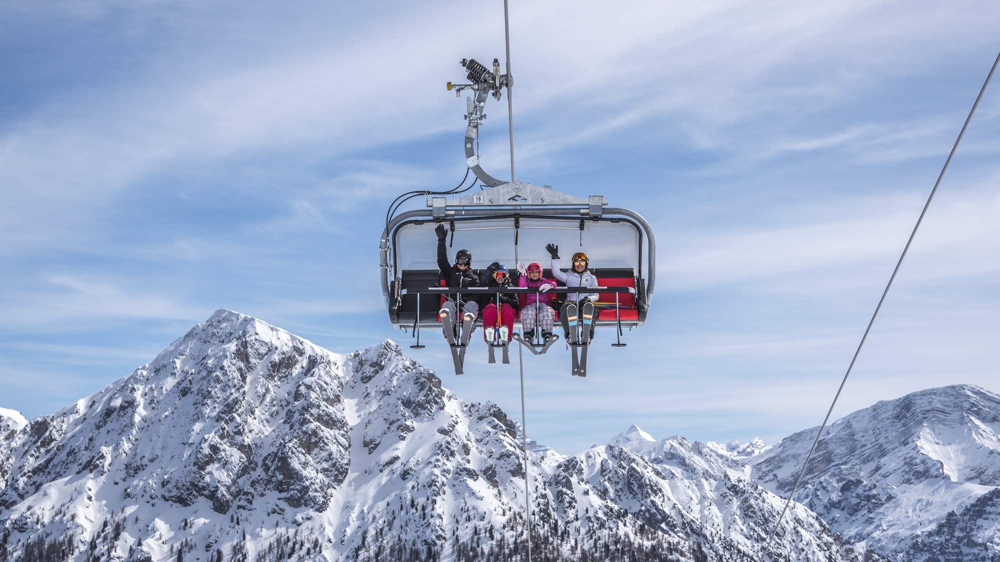 Sessellift am Kronplatz