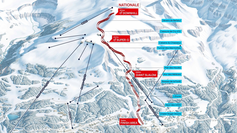Alpine Ski-WM 2027: WM-Strecke Nationale