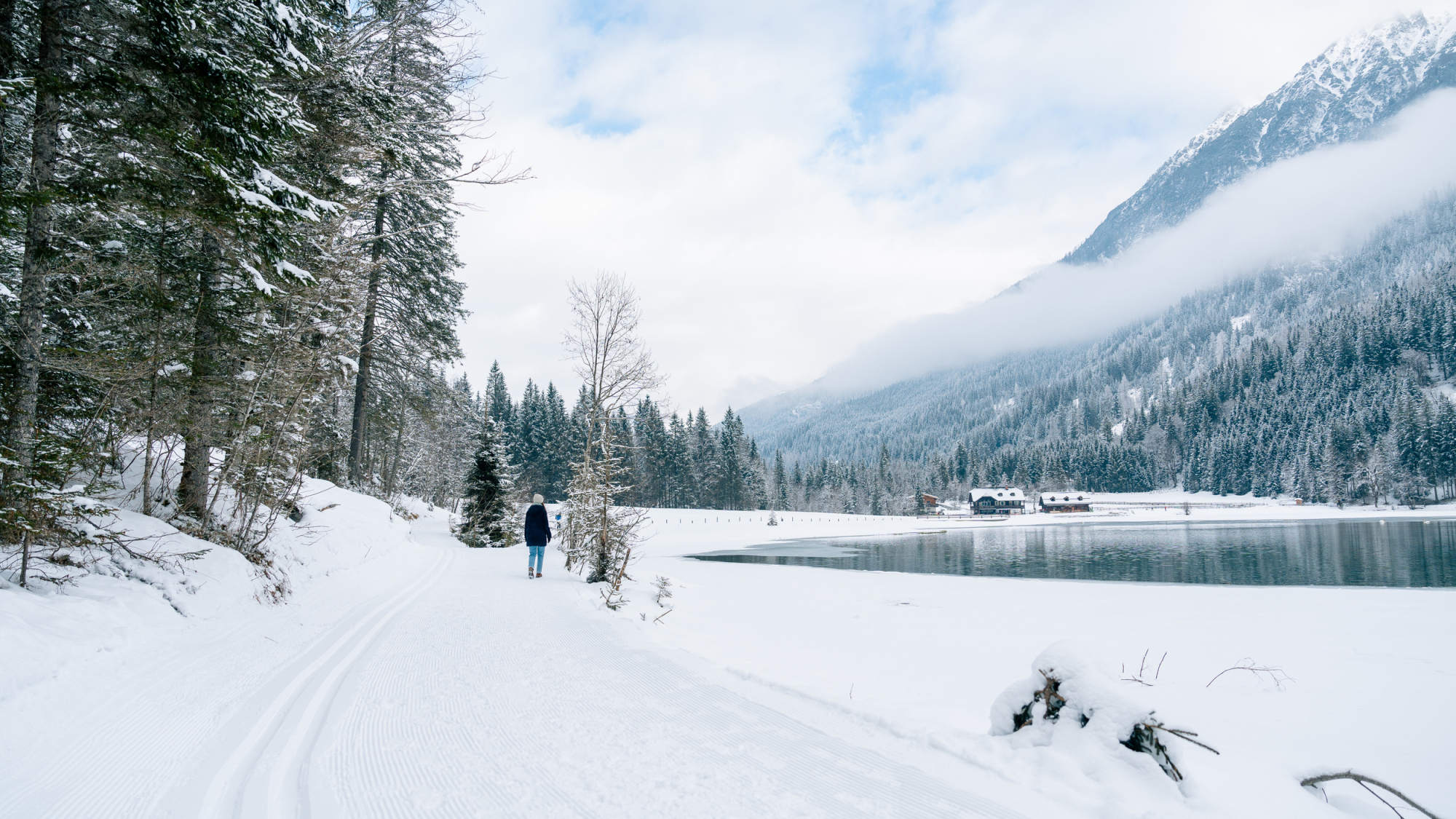 Winterspaziergang am Jägersee in Wagrain-Kleinarl