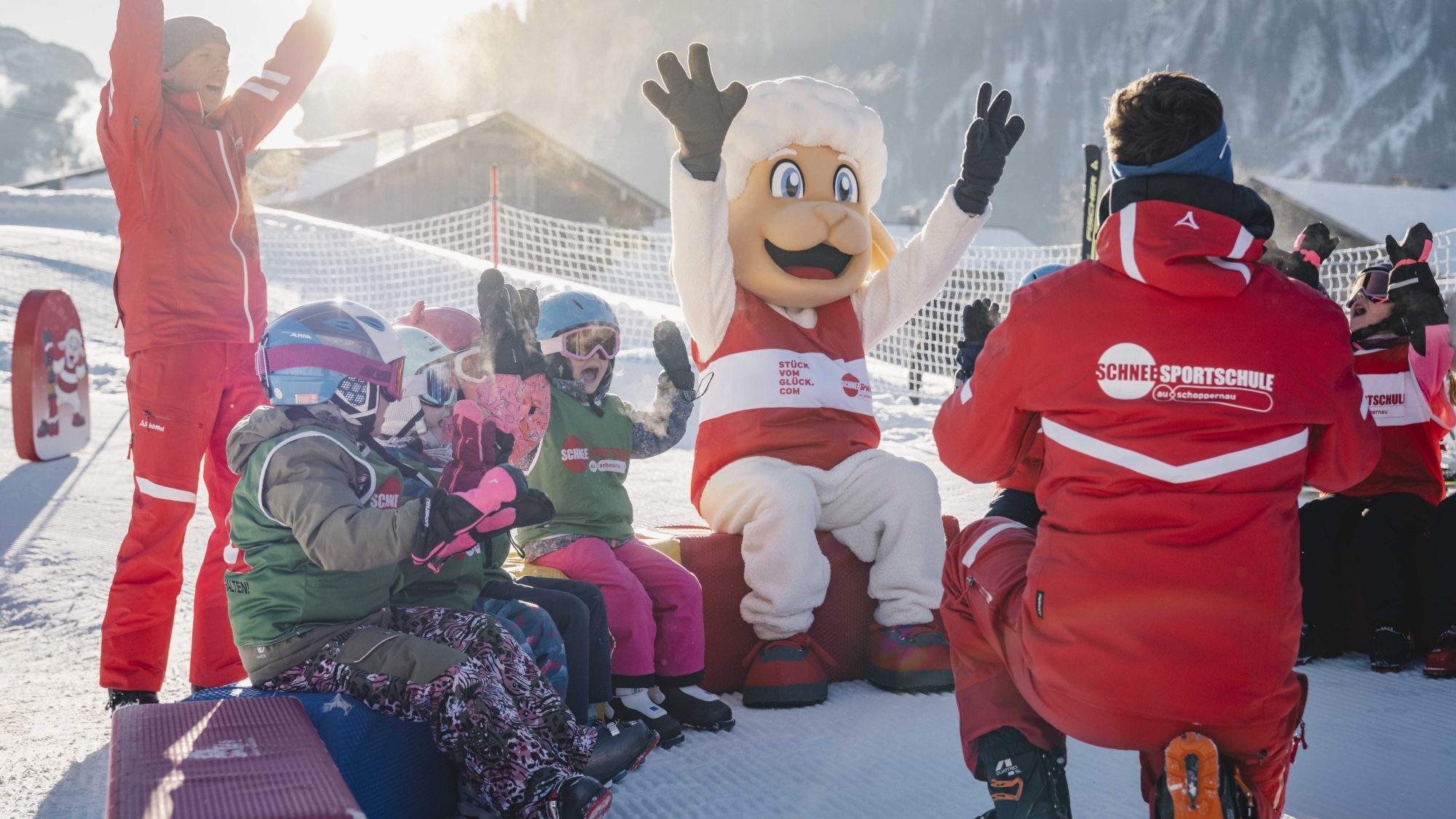 Kinderskikurs im Kinderland bei der Talstation Diedamskopf in Au-Schoppernau