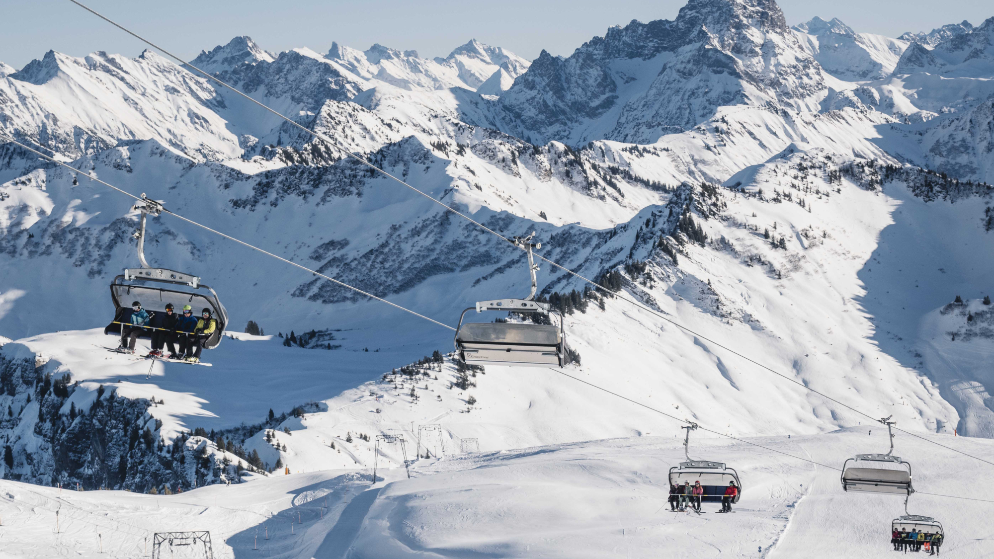 Skigebiet Diedamskopf bei Au-Schoppernau