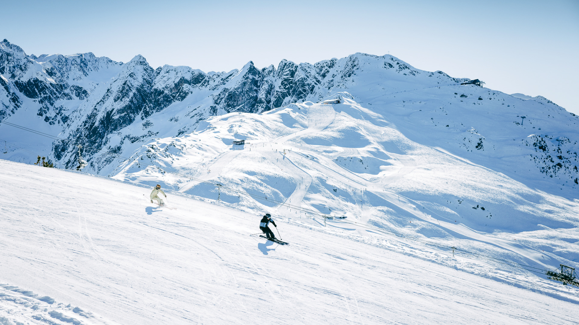 Skifahren am Hochzeiger