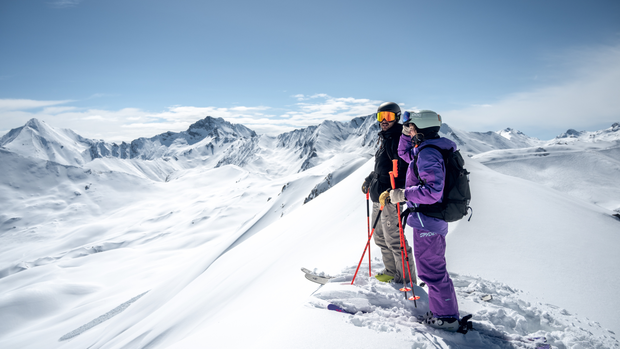 Wintersportler in Ischgl