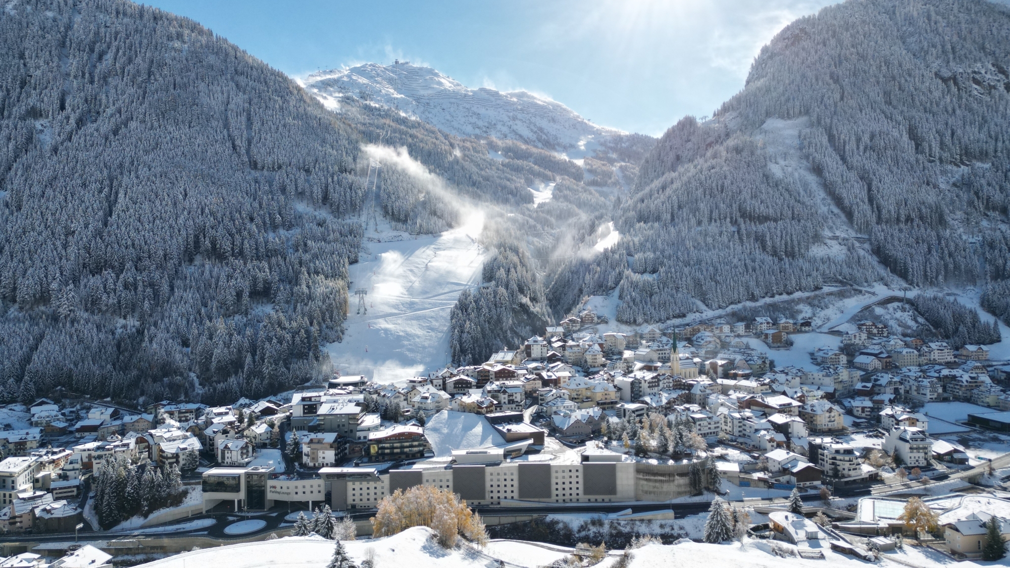 Blick auf Ischgl