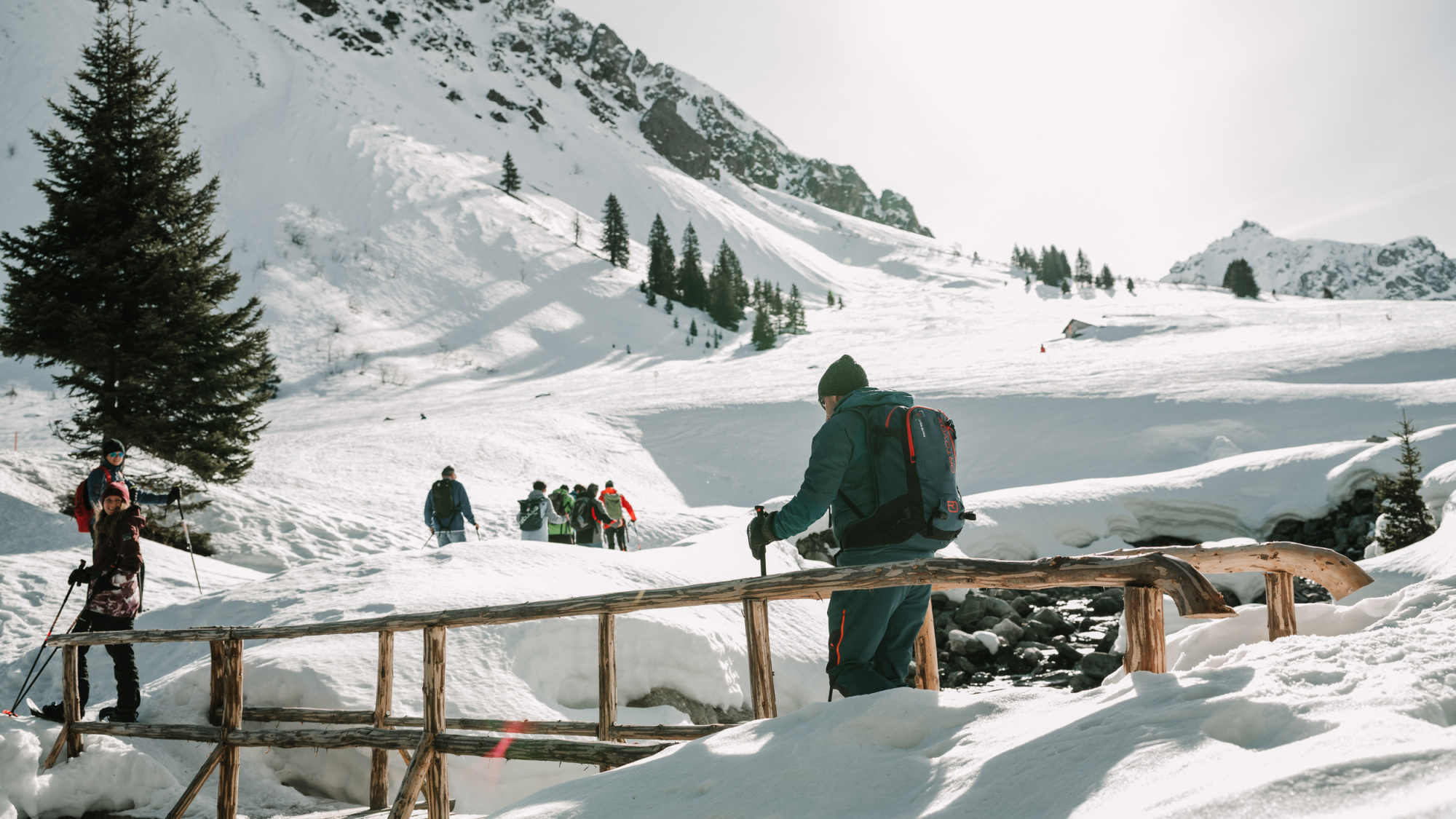 Schneeschuhwanderung in Gargellen, Montafon