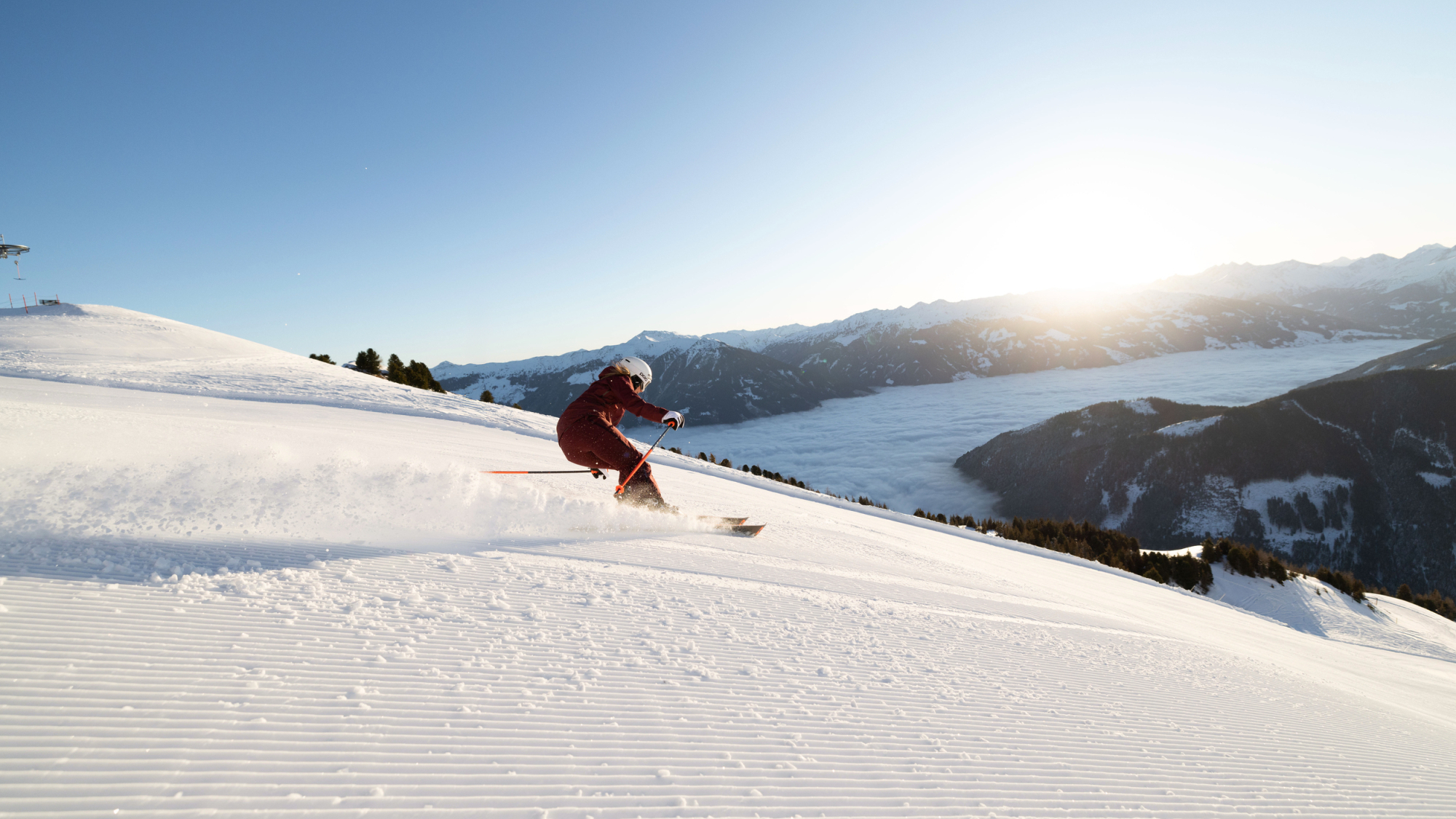 Skifahren am Spieljoch