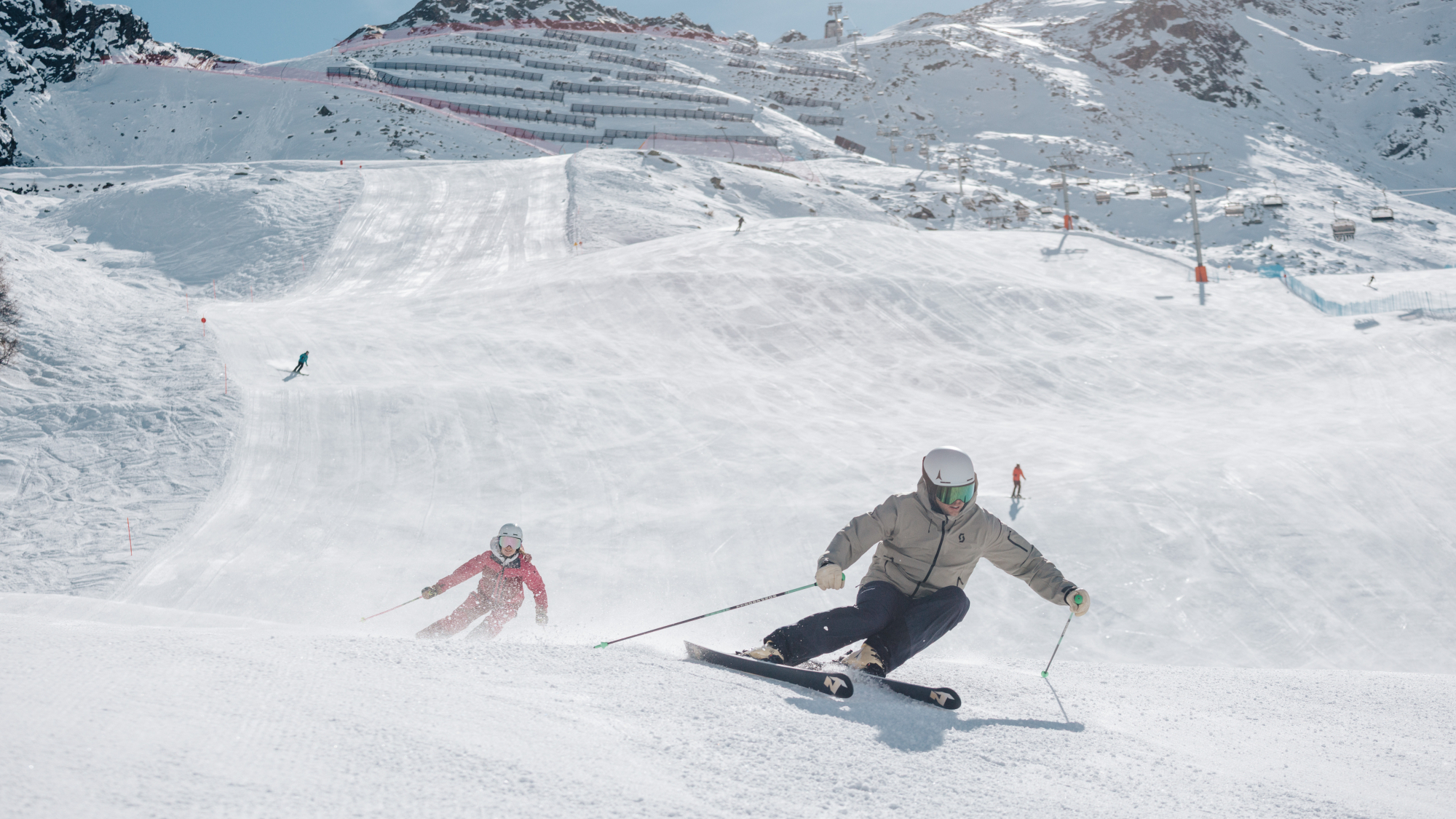 Skifahren im Skigebiet Pfelders