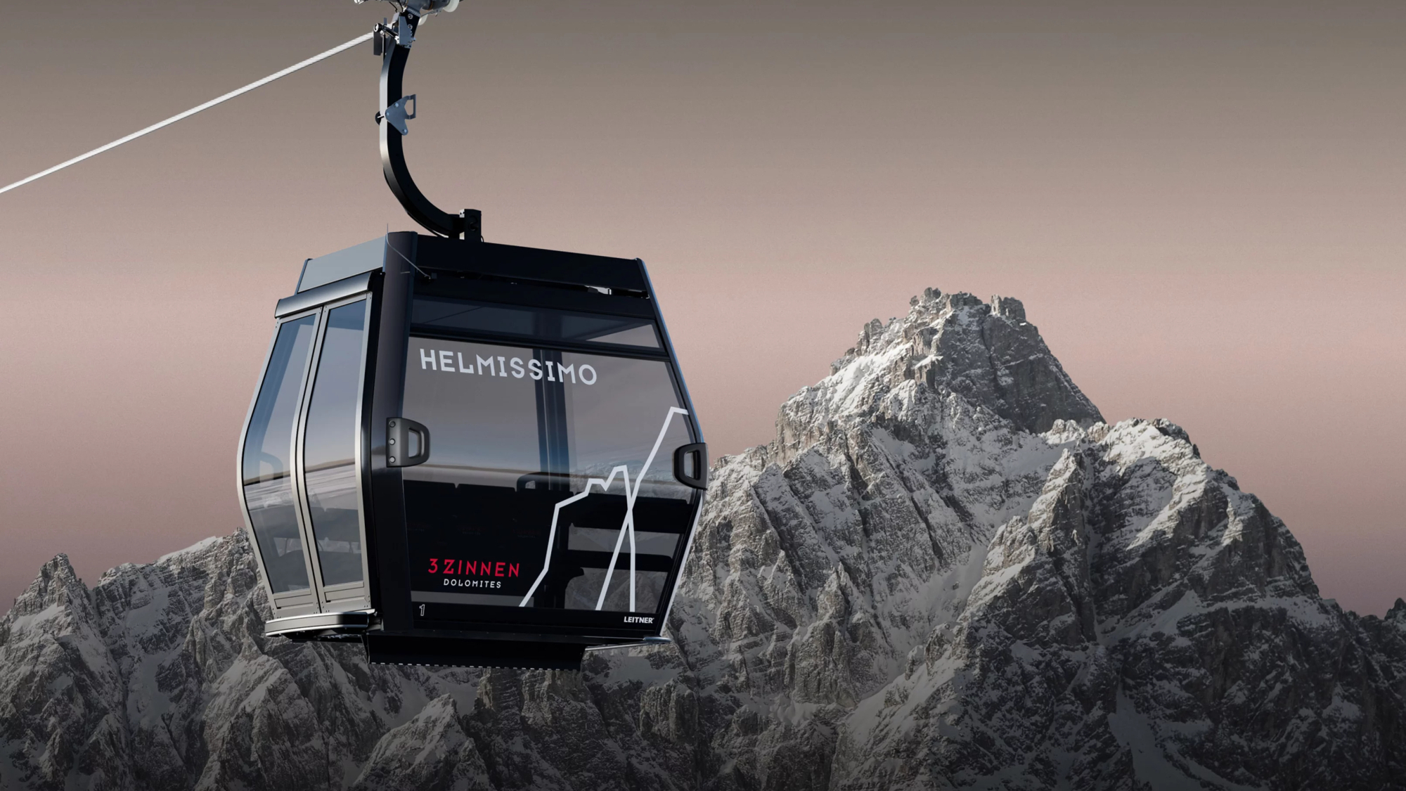 Der Neubau der 10er-Premium-Kabinenbahn in Vierschach, in Kombination mit der Erweiterung und Aufwertung der Talabfahrt markiert ein neues Kapitel in der langen Geschichte der Entwicklung des Skigebiets am Helm