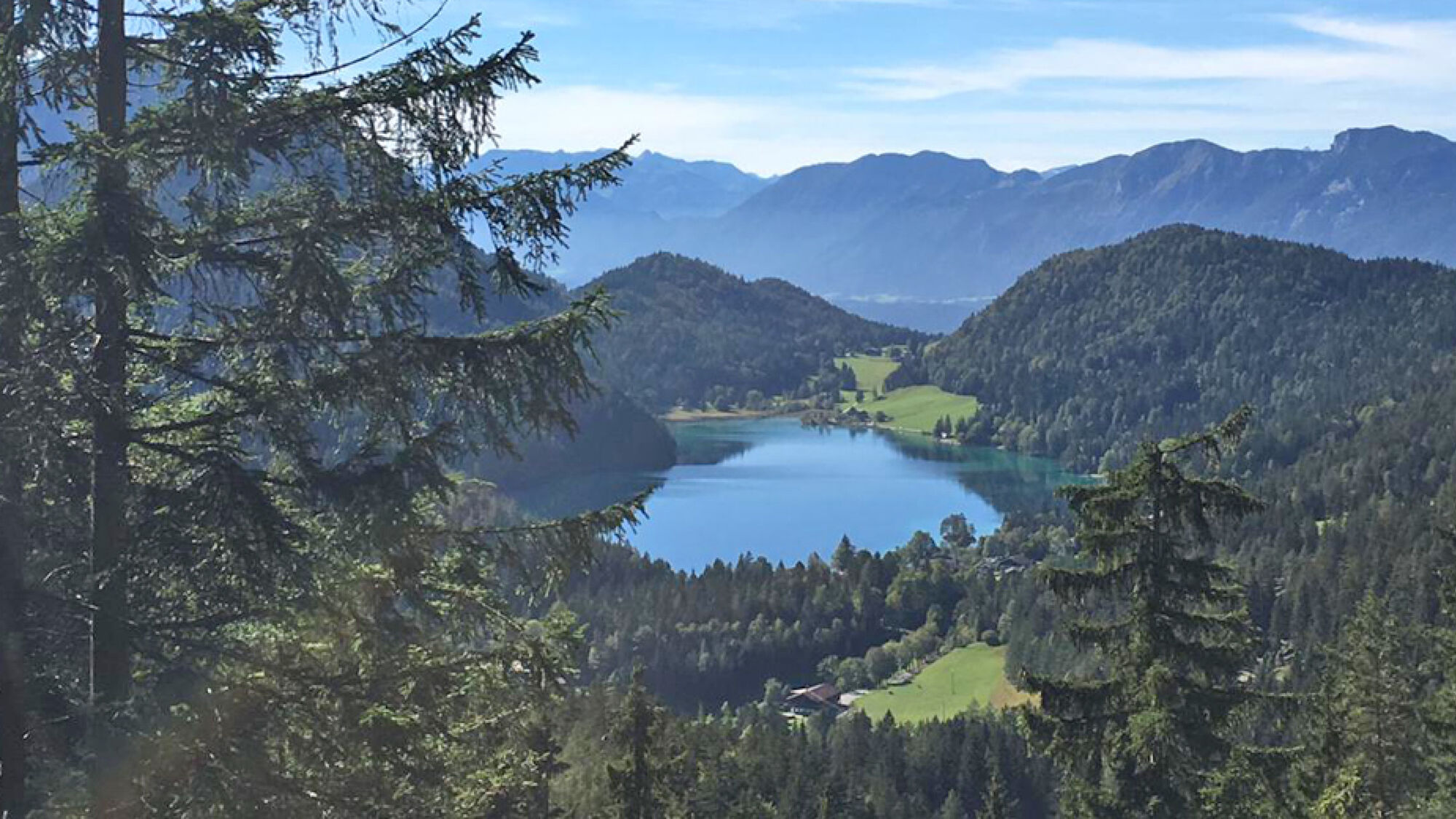 Blick auf die Bergwelt