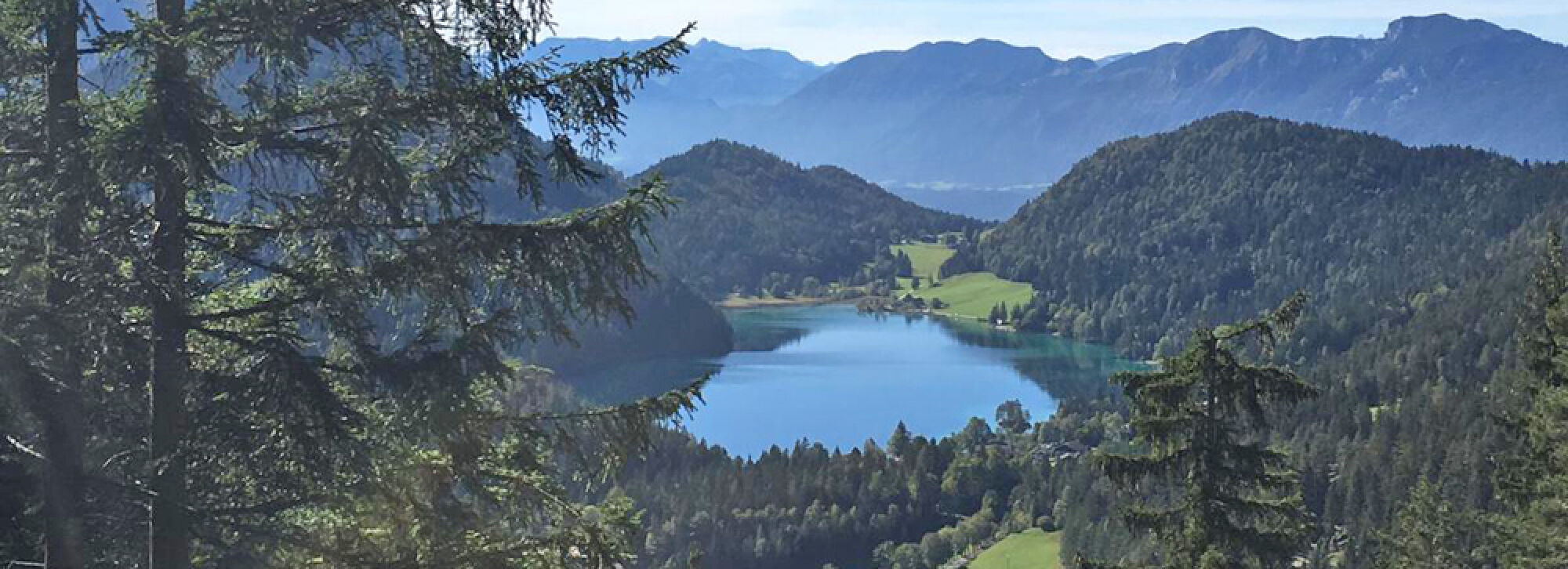 Blick auf die Bergwelt