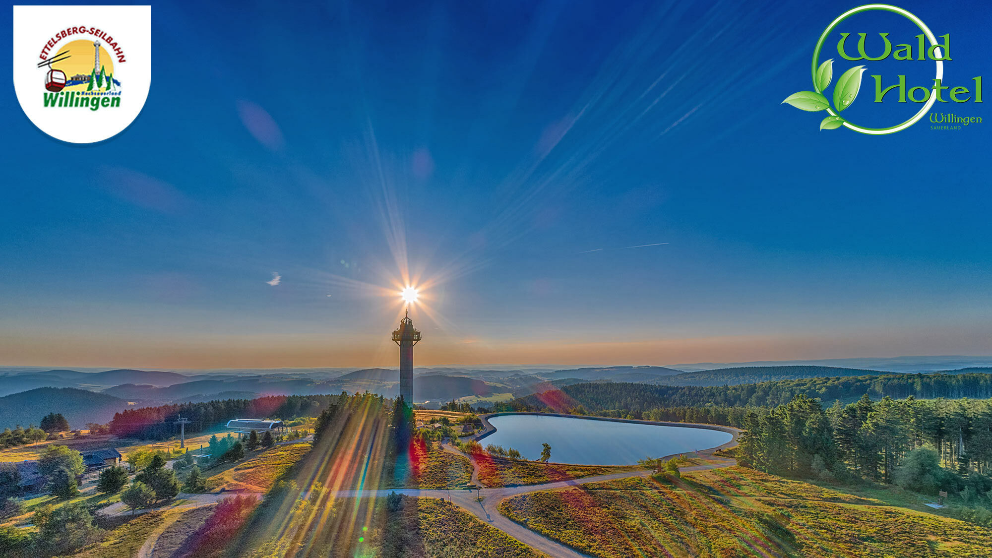 Auf dem Ettelsberg-Plateau in Willingen