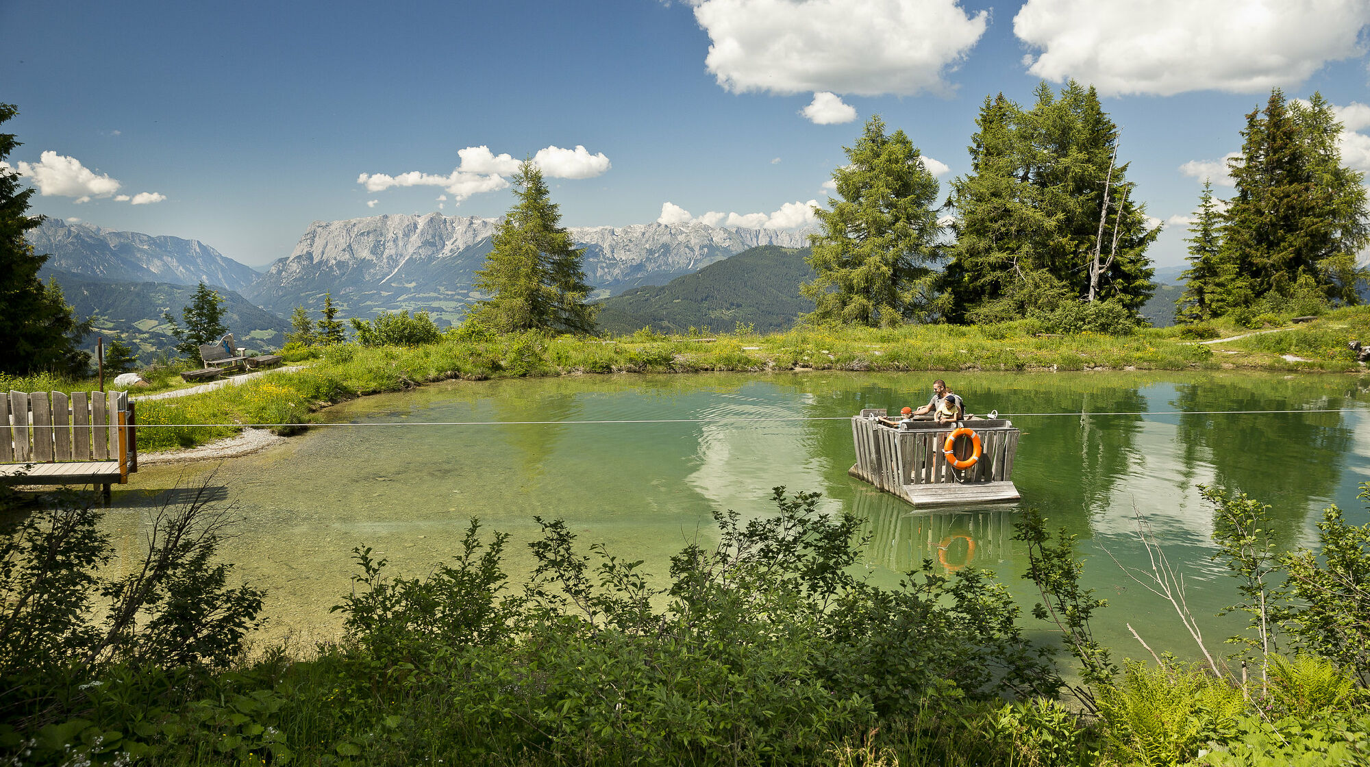 Floß am Geisterberg Alpendorf