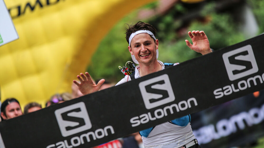 Zieleinlauf beim Zugspitz Ultratrail