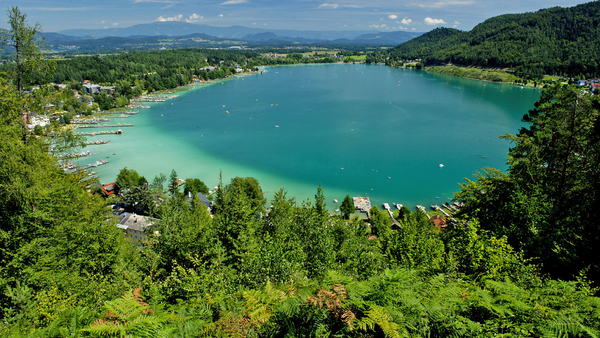 Blick auf den Klopeiner See