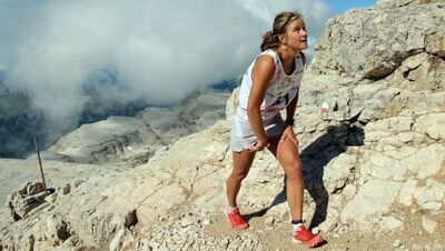 Der Aufstieg ist beschwerlich