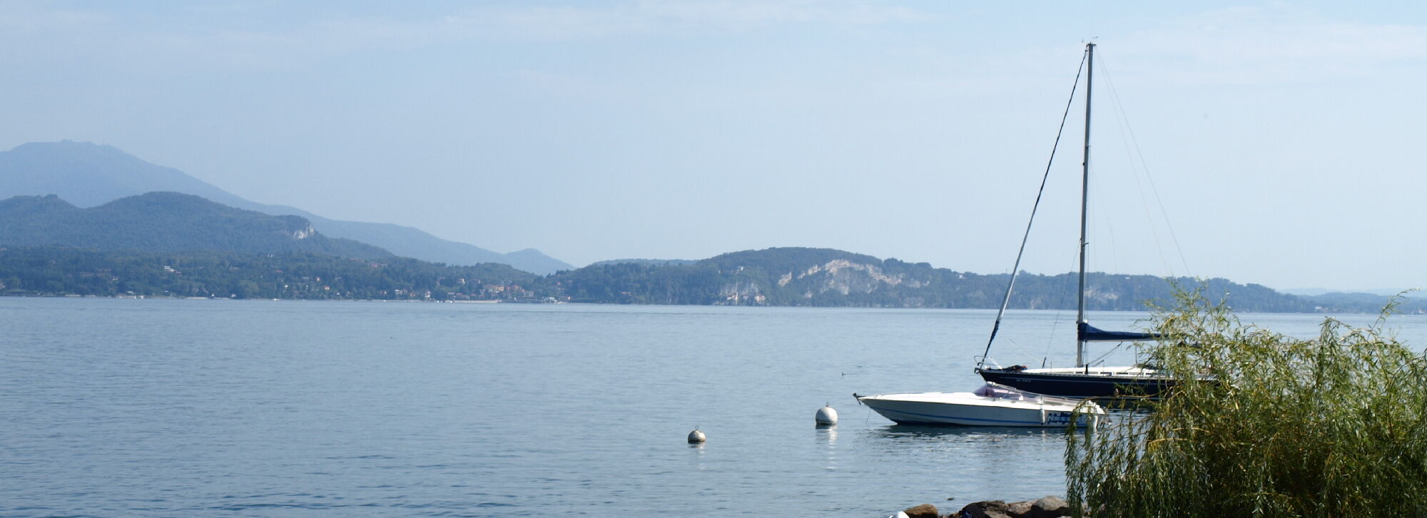 Segelboot am Lago Maggiore