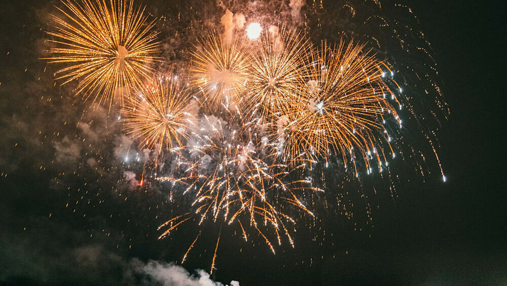 Traditionelles Feuerwerk