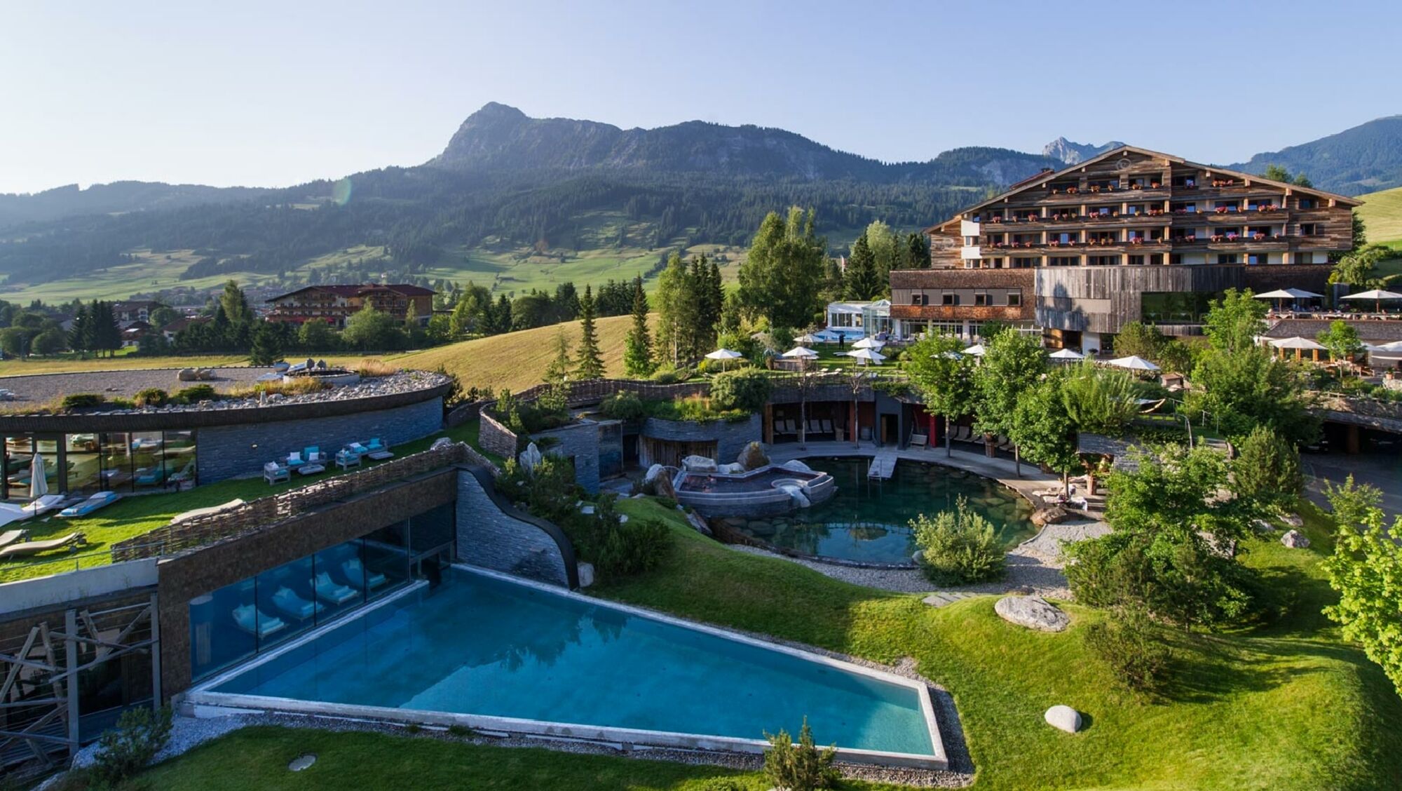 Panoramaufnahme des Day SPAs Jungbrunn