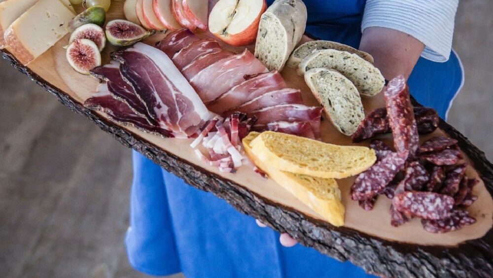 Typische Törggele-Mahlzeit