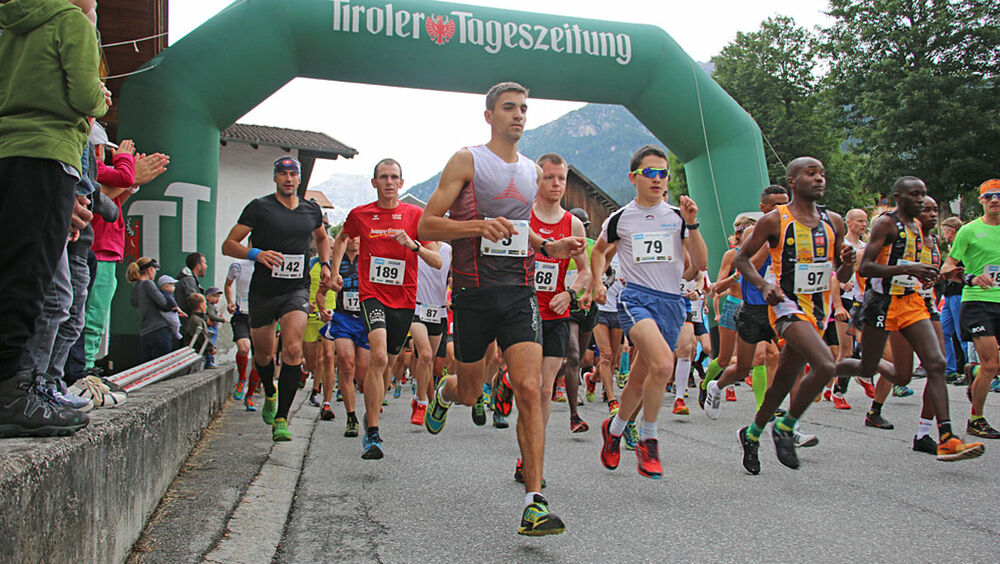 Start des Schlickeralmlaufs